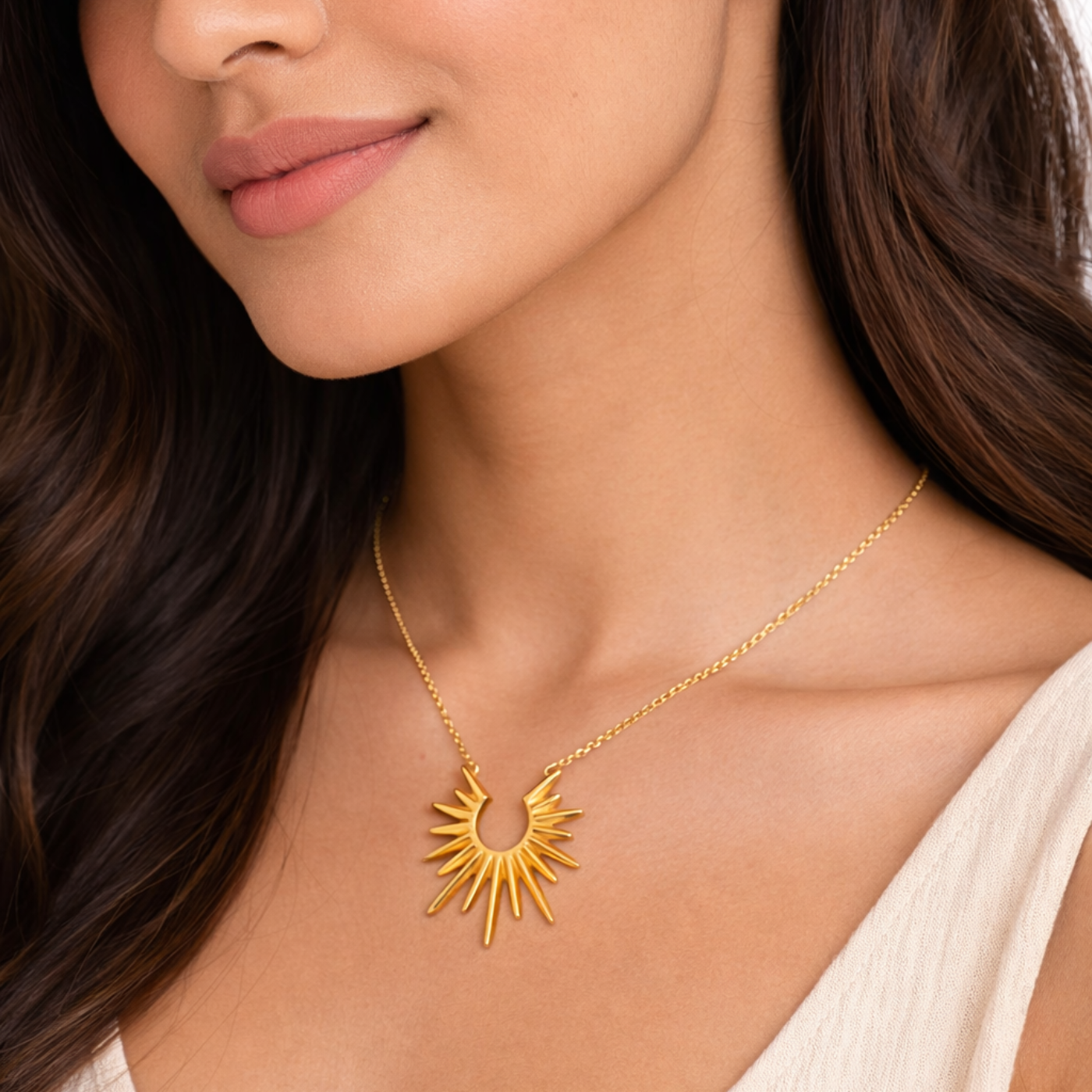 Sun Goddess Sun Necklace