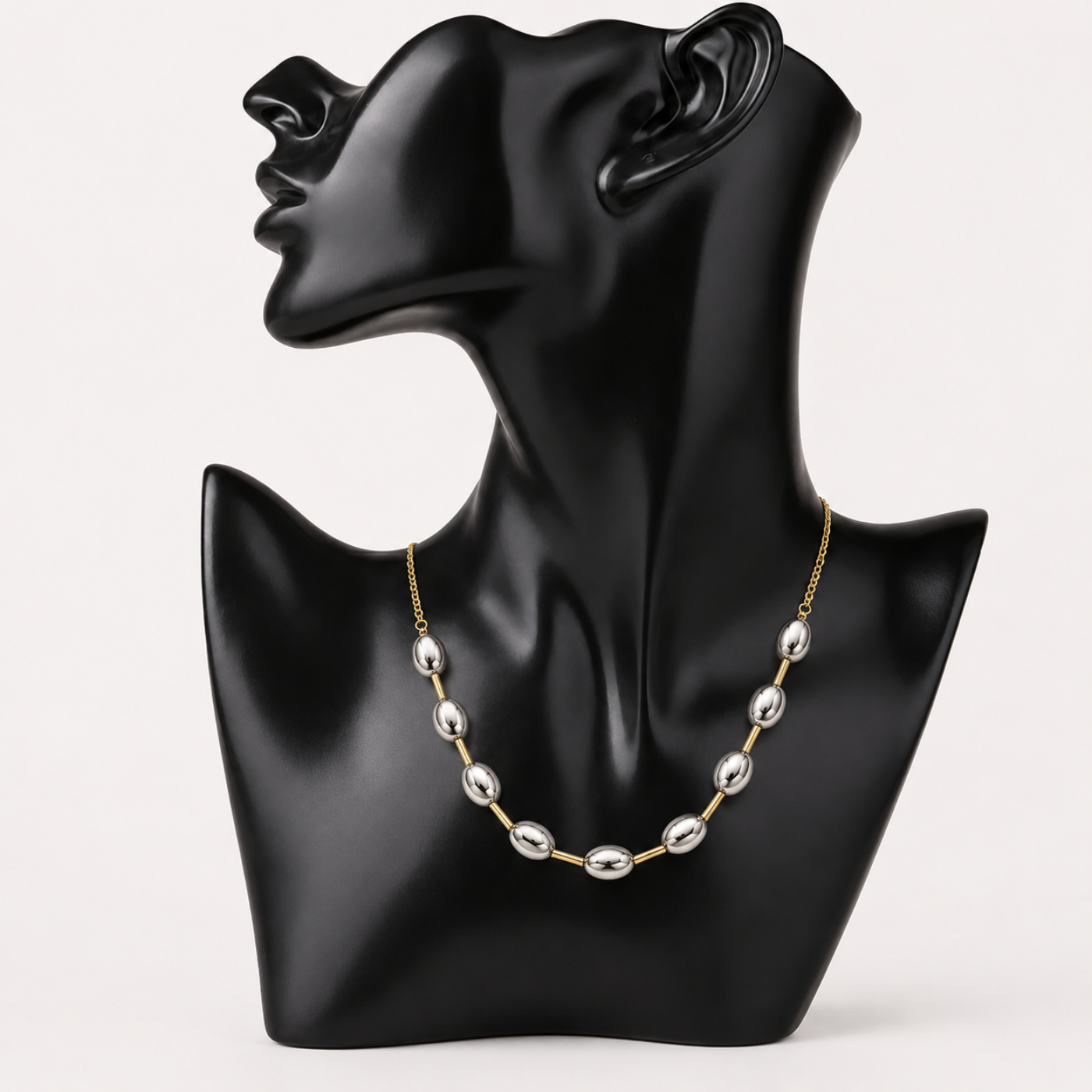 Estelle Two-Tone Bead Necklace