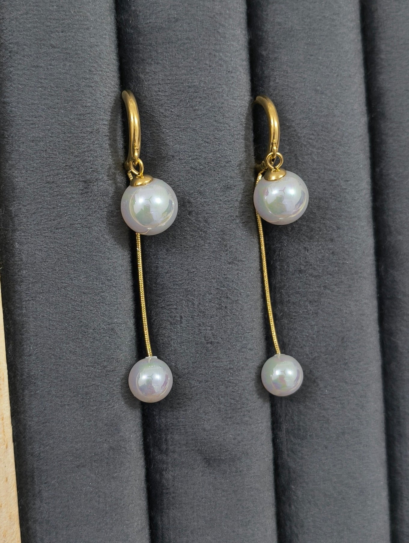 Elegant Pearl Drop Earrings
