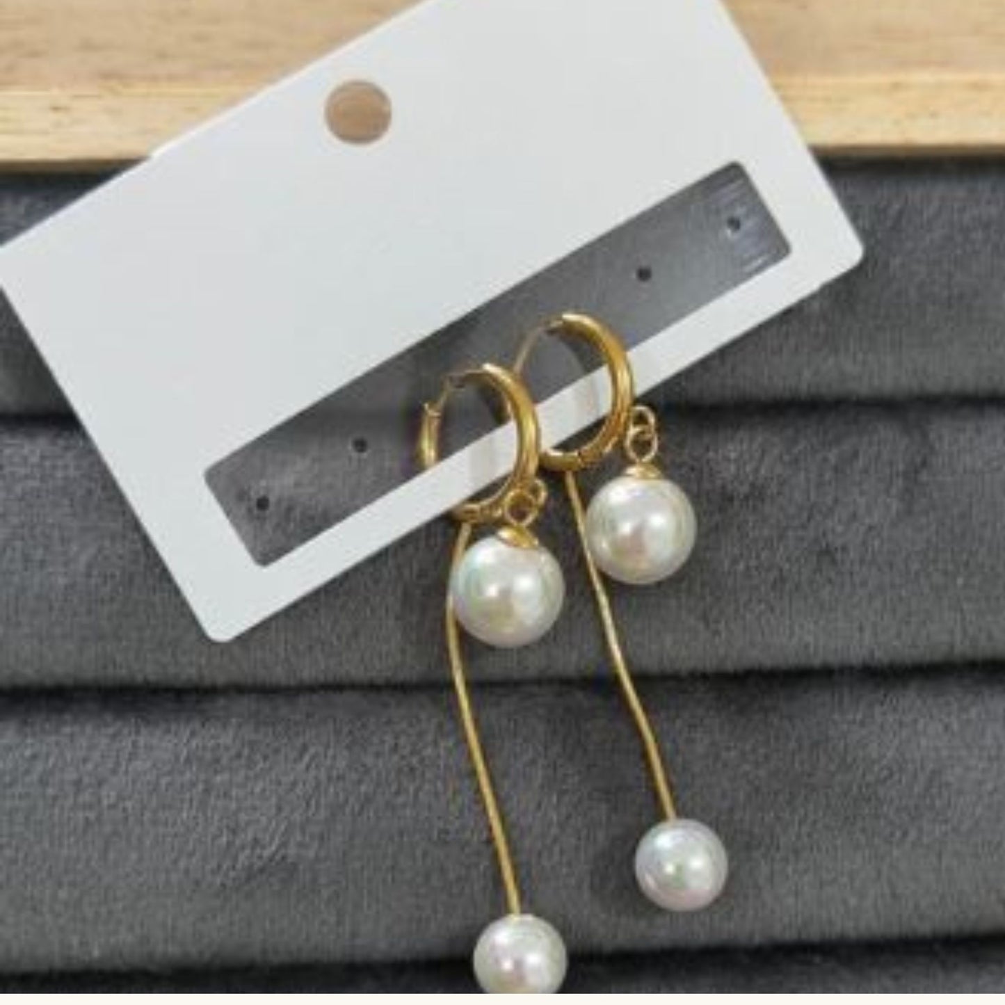 Elegant Pearl Drop Earrings
