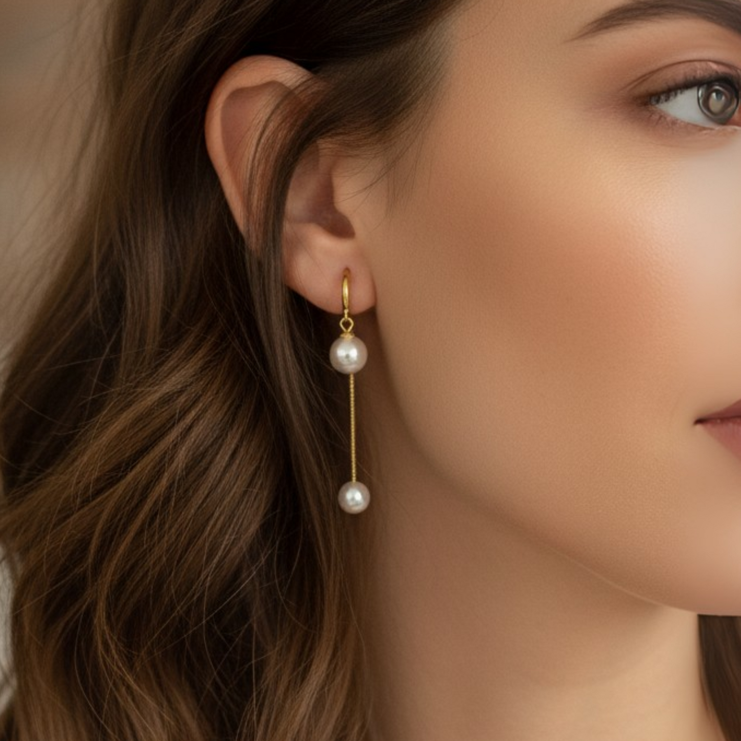 Elegant Pearl Drop Earrings