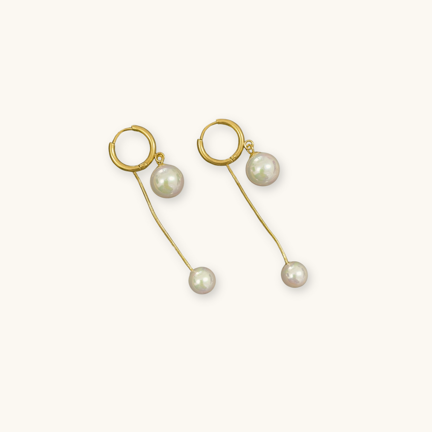Elegant Pearl Drop Earrings