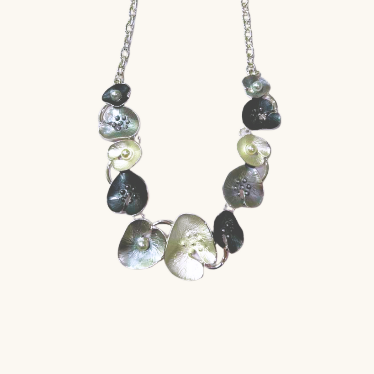 Silver Petal Harmony