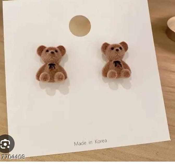 Brown Bear Bliss Earrings