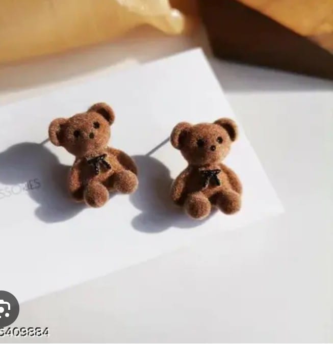 Brown Bear Bliss Earrings