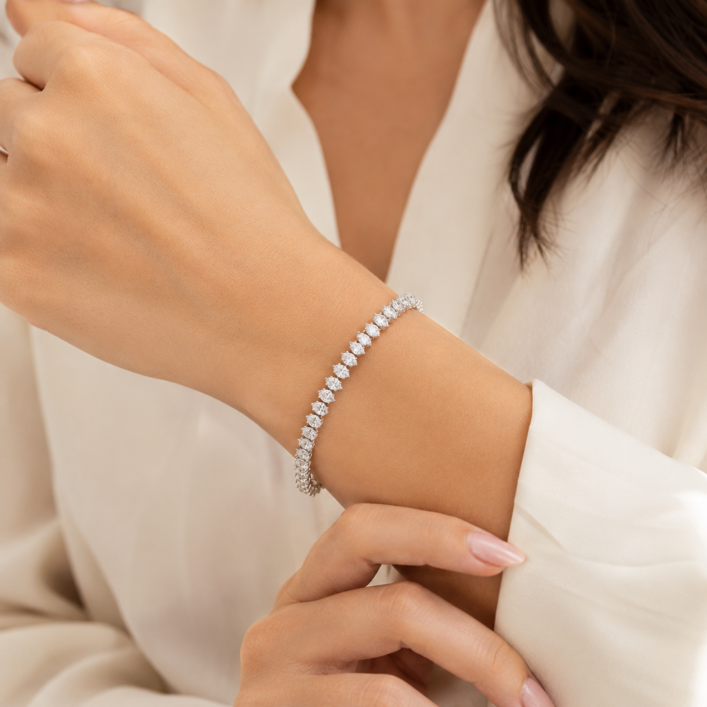 Iced Tennis Bracelet