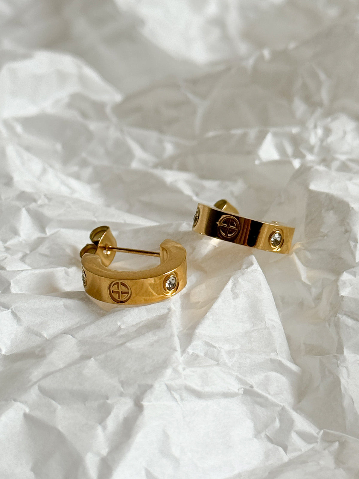 Charm Circle Hoops