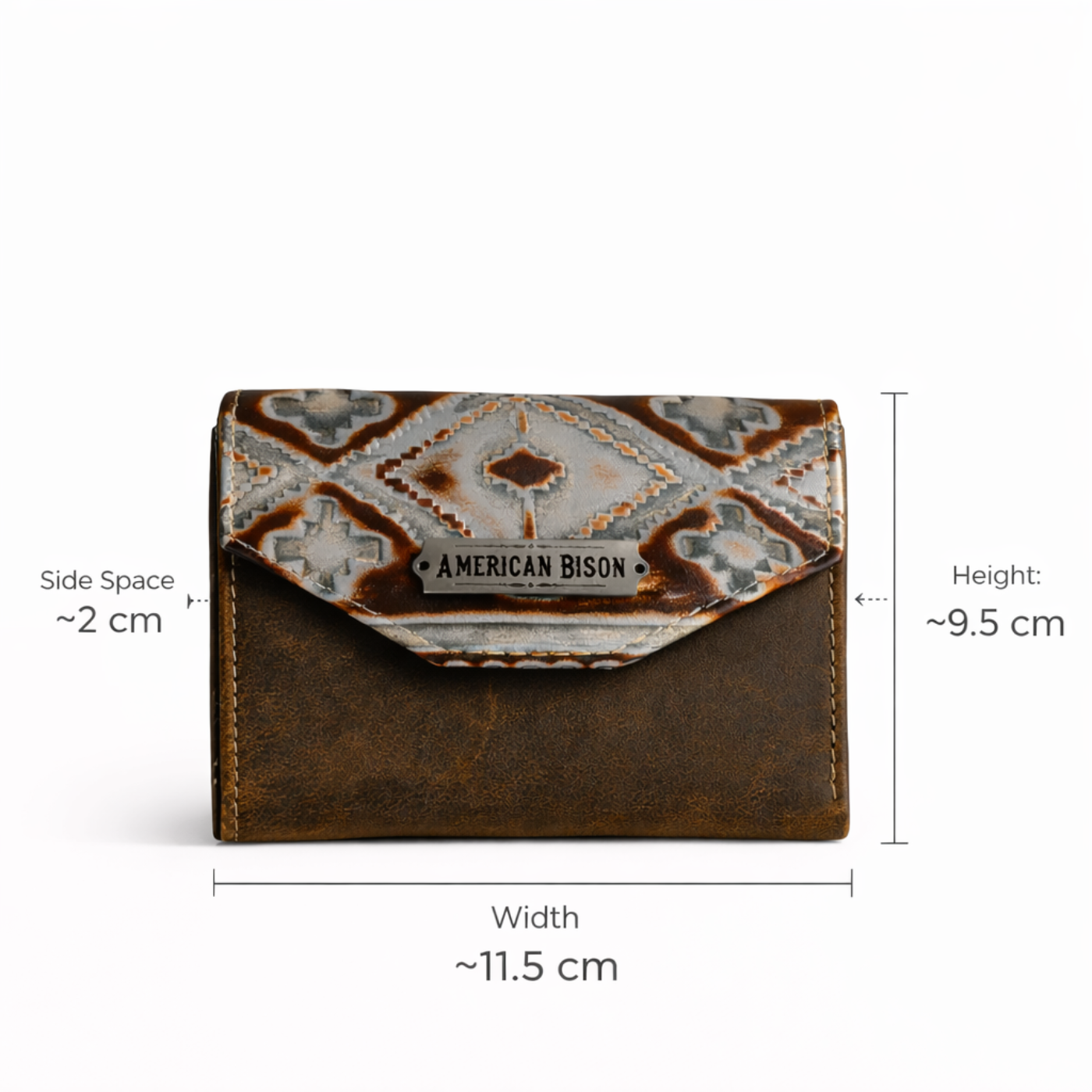 Smoky Aztec Tri-Fold Wallet