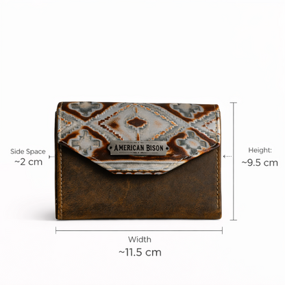 Smoky Aztec Tri-Fold Wallet