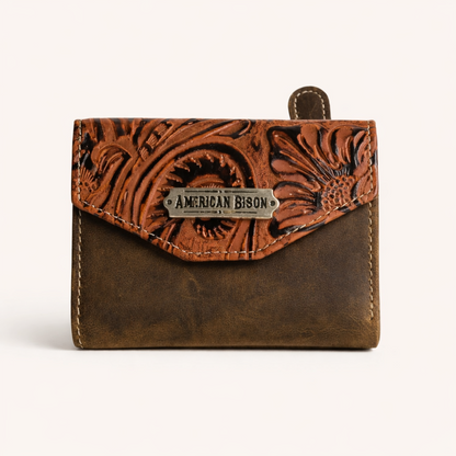 Heritage Bloom Tri-Fold Wallet
