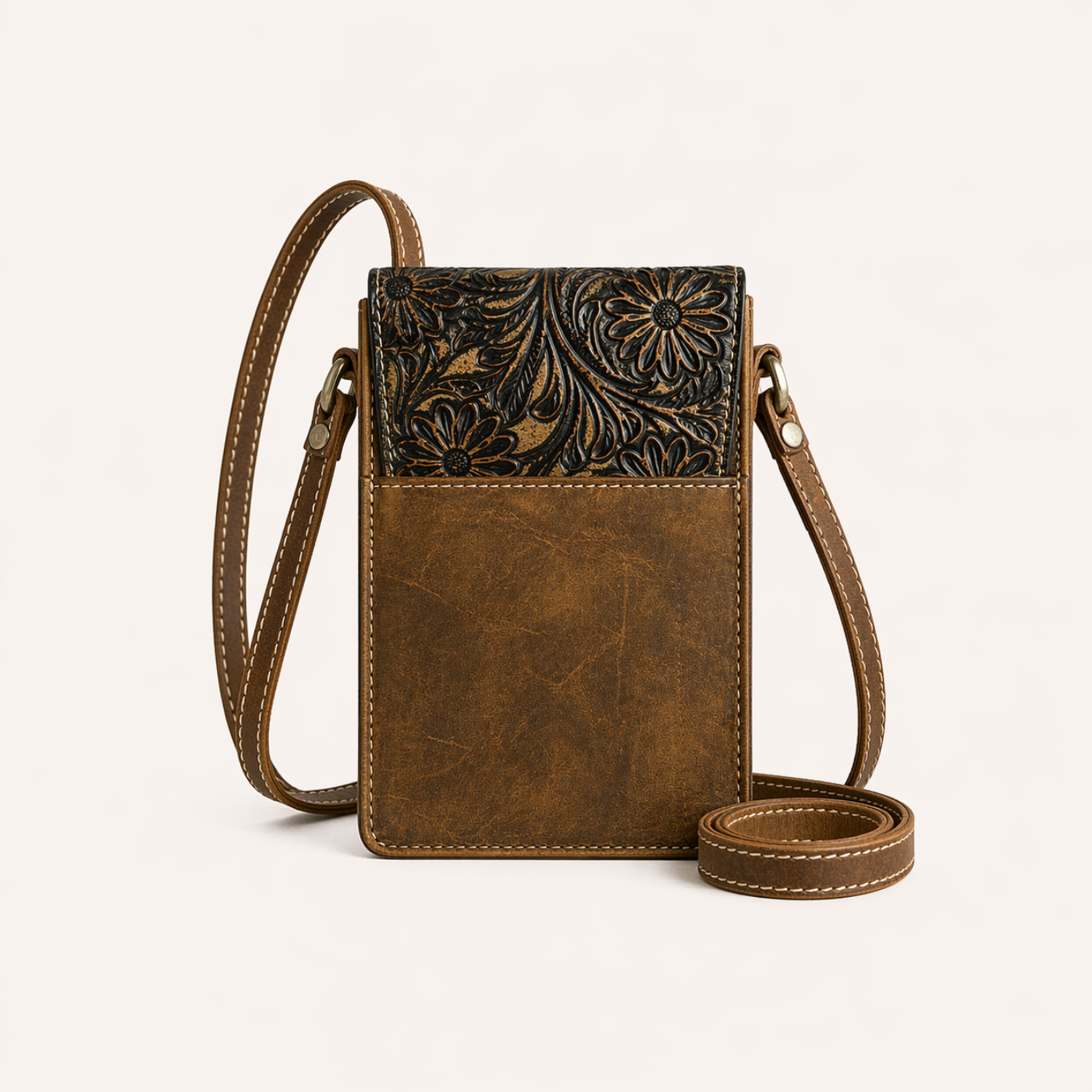 Midnight Bloom Crossbody Organiser Bag