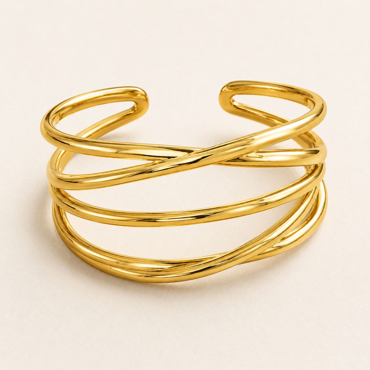 Golden Knot Cuff