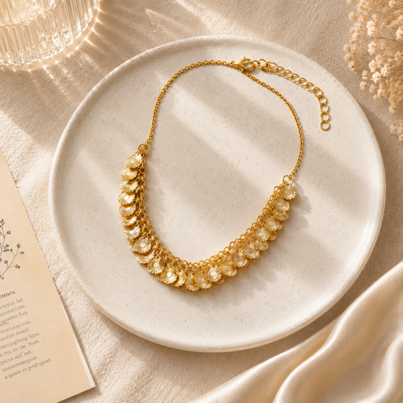Shimmer Petal Chain