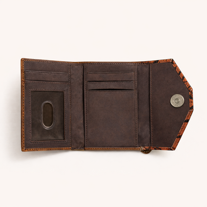 Heritage Bloom Tri-Fold Wallet