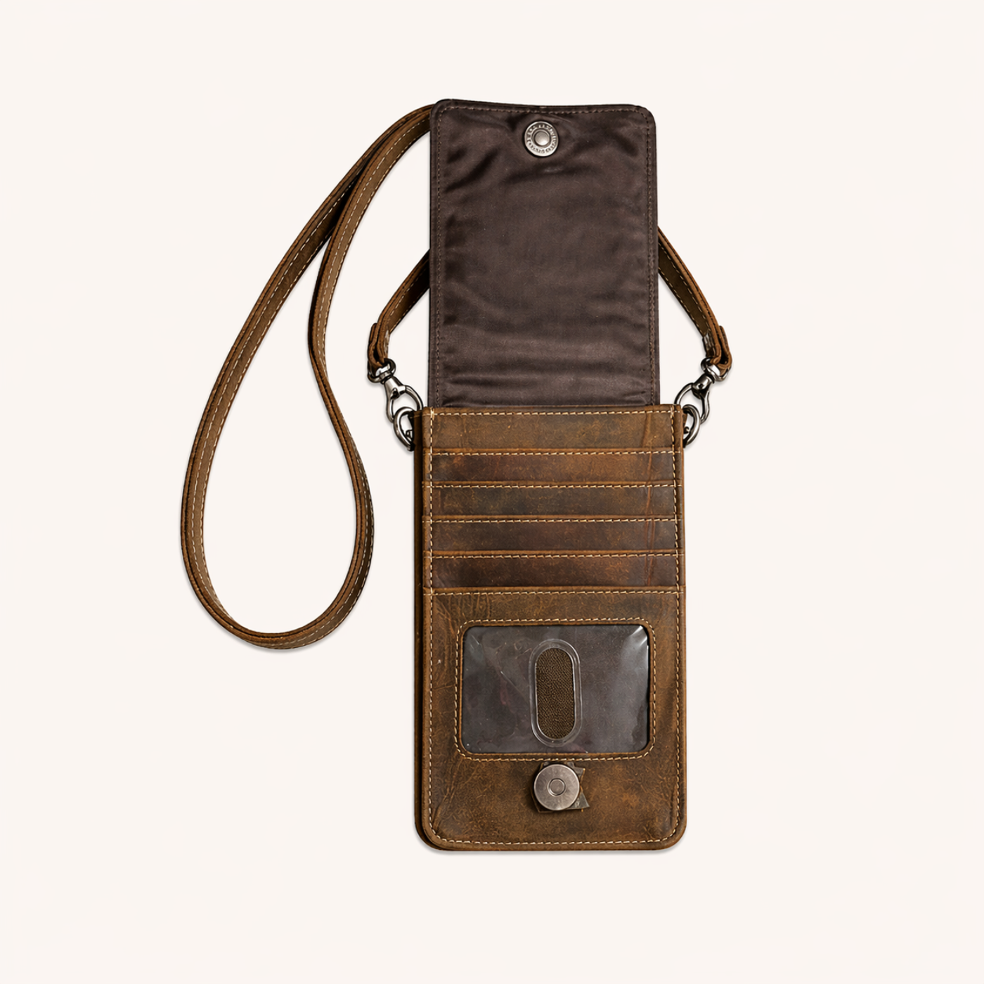 Turquoise Vine Crossbody Organiser Bag