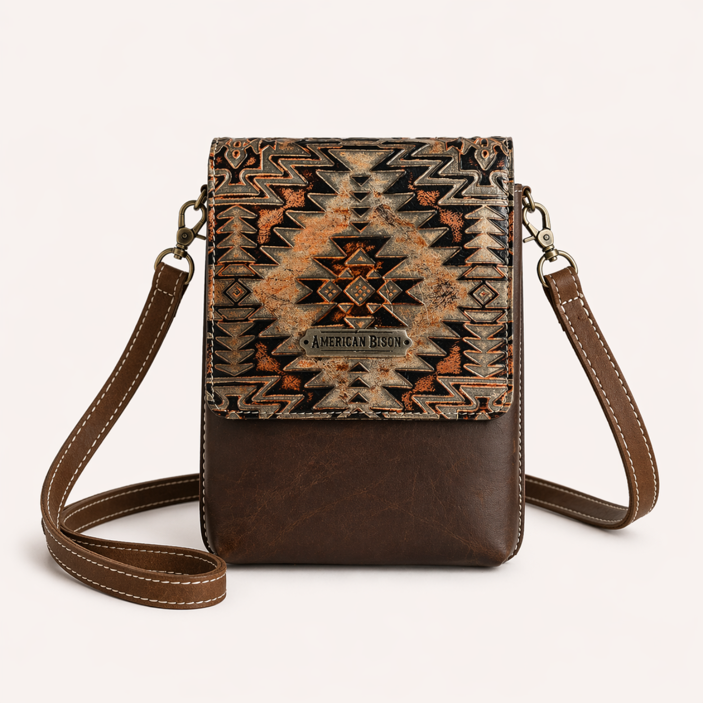 Ember Aztec Phone Crossbody Bags