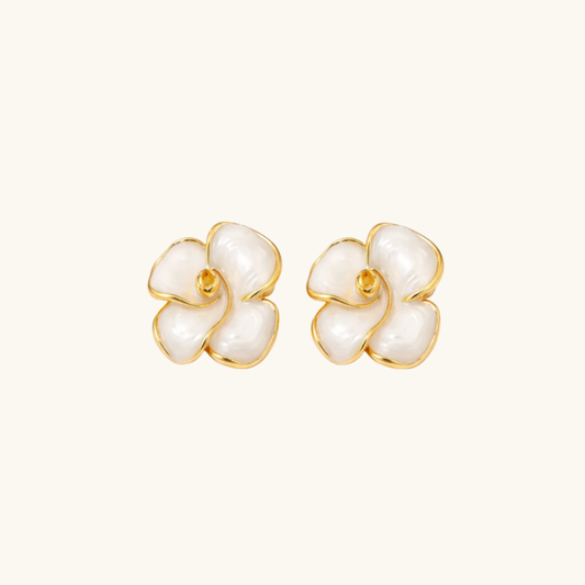 Rare Italian enameled handmade Earring - Everyday wear