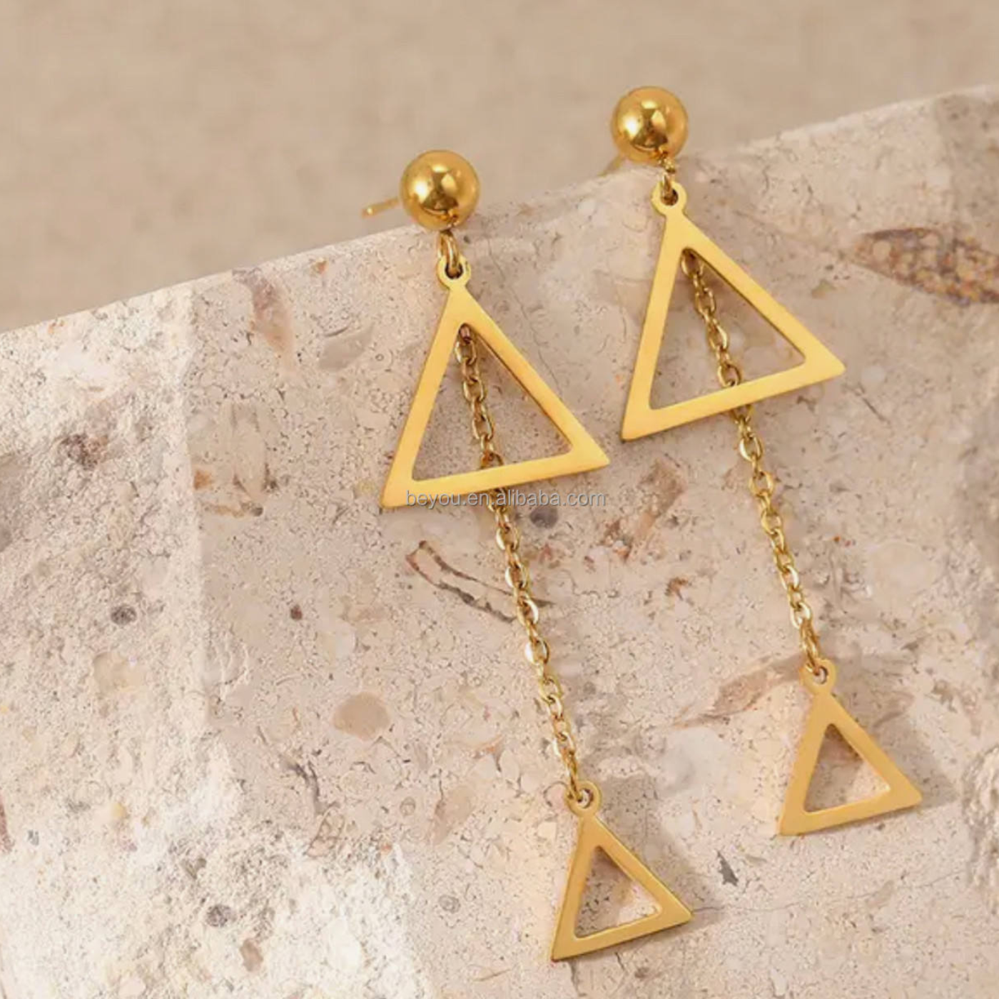 Golden Glide Earrings