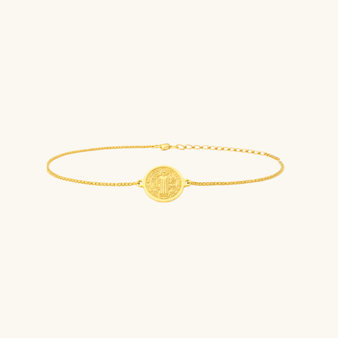 Golden Guardian Medallion Bracelet
