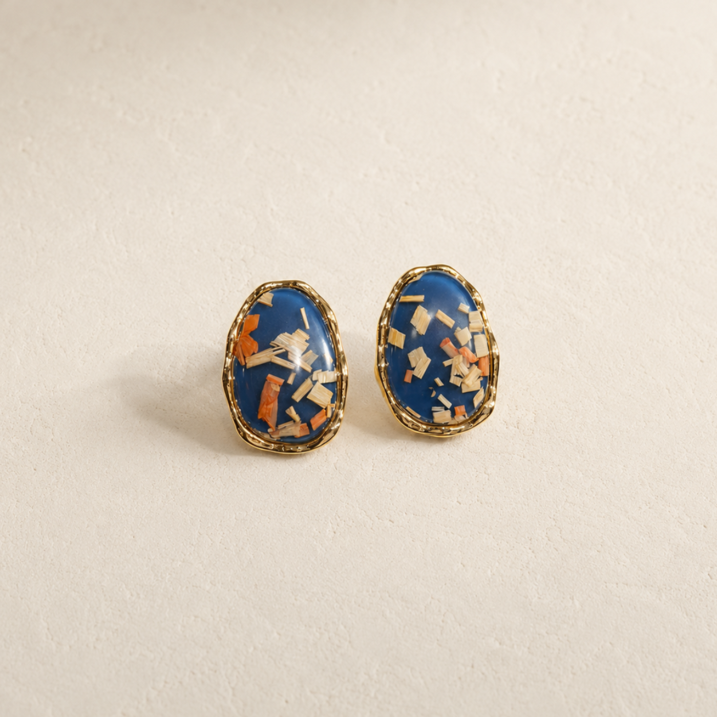 Blue Terrain Earrings