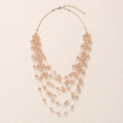 Rosé Cascade Necklace
