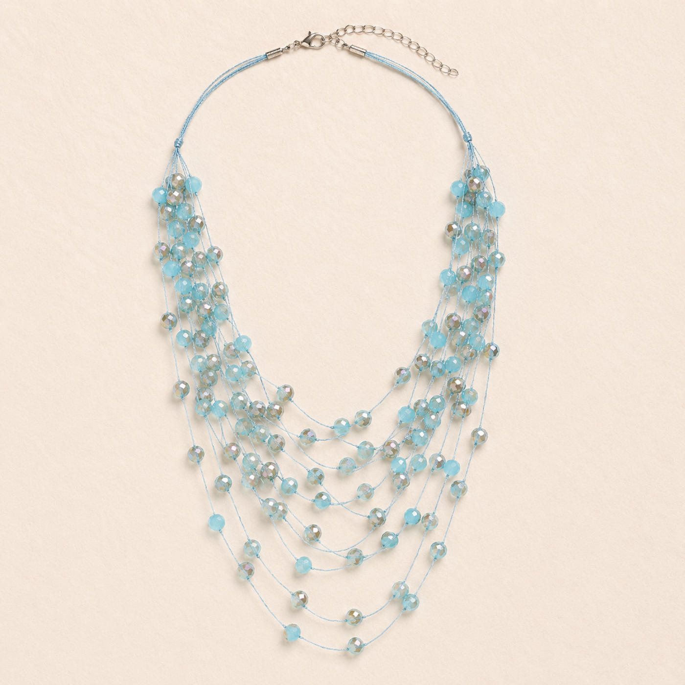 Aqua Cascade Necklace