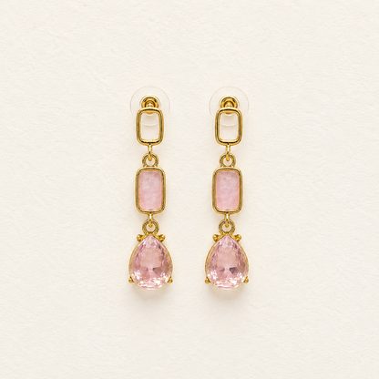 Rose Fall Drop Earrings