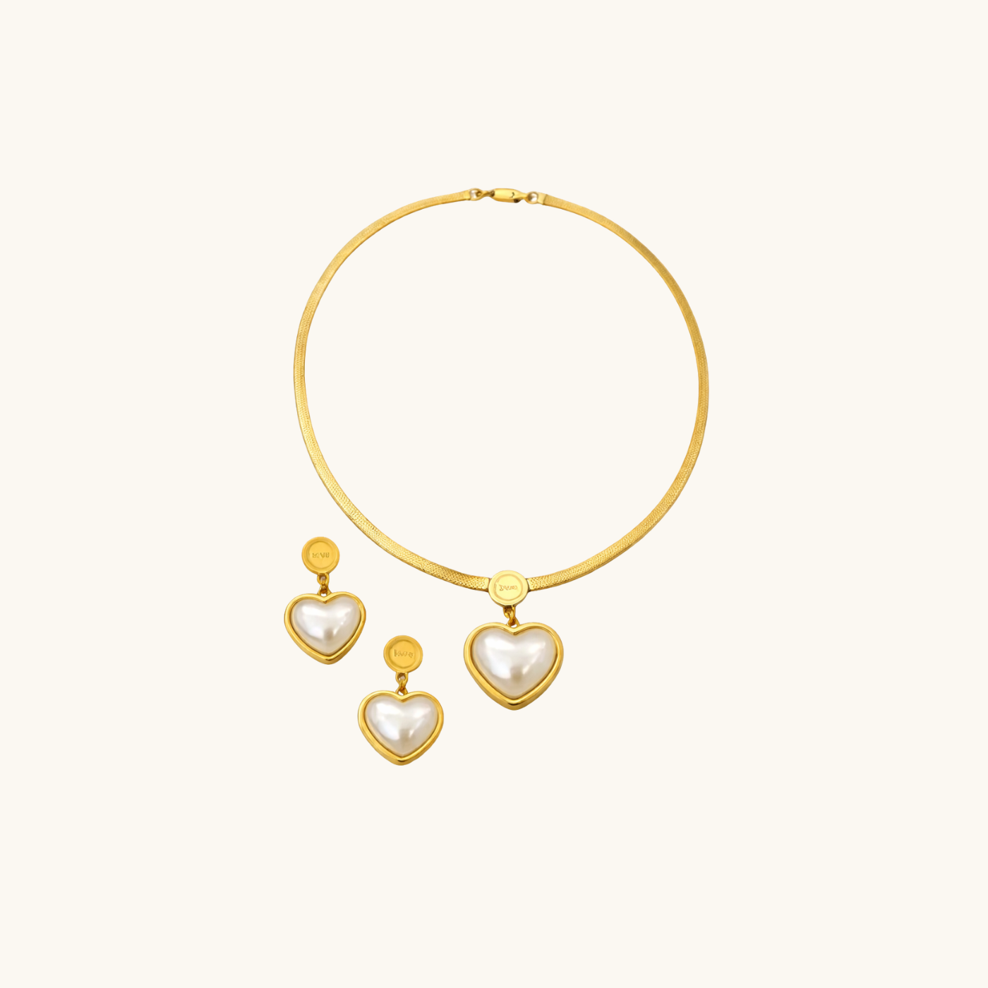Golden Whisper Heart Set