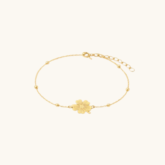 Golden Clover Radiance Bracelet