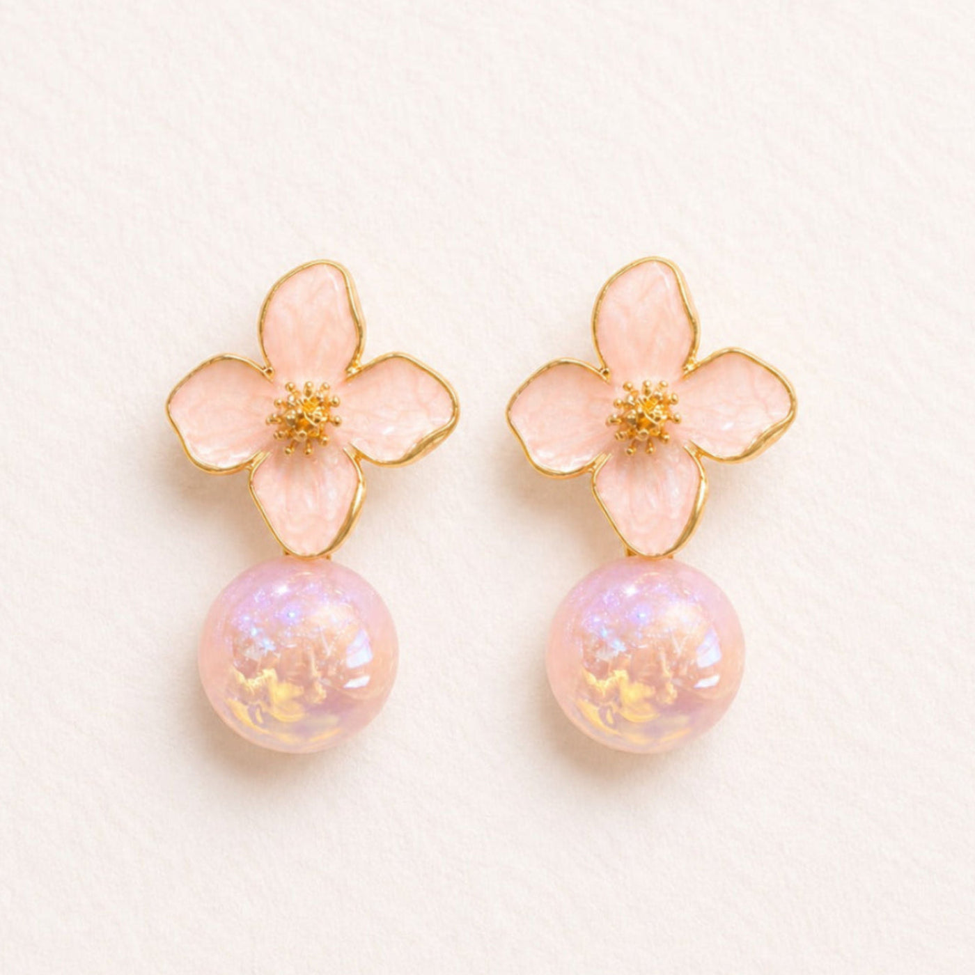 Sakura Blush Drop Earring