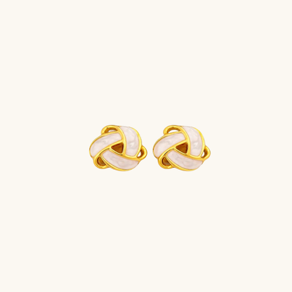 Elegant Knot Design Studs