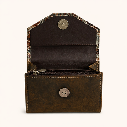 Smoky Aztec Double-Fold Wallet