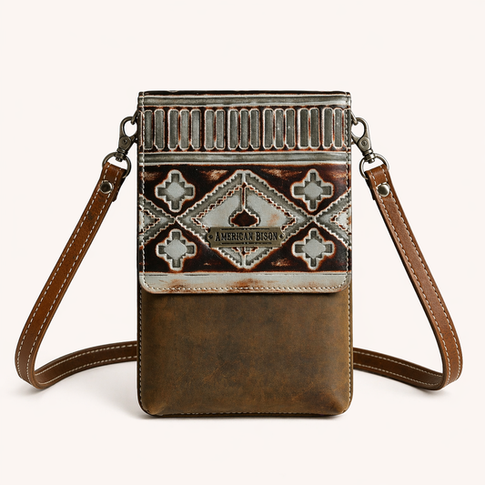 Smoky Aztec Phone Crossbody Bags