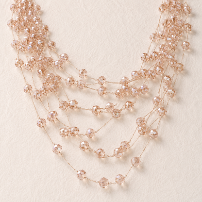 Rosé Cascade Necklace