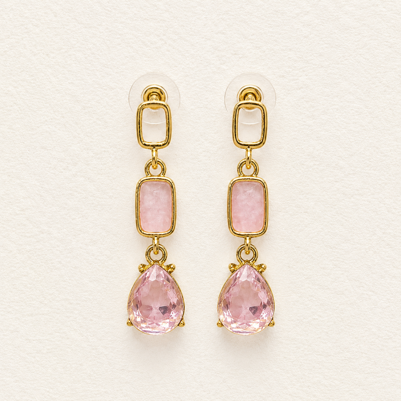 Rose Fall Drop Earrings