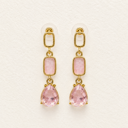 Rose Fall Drop Earrings