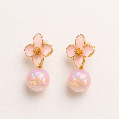 Sakura Blush Drop Earring