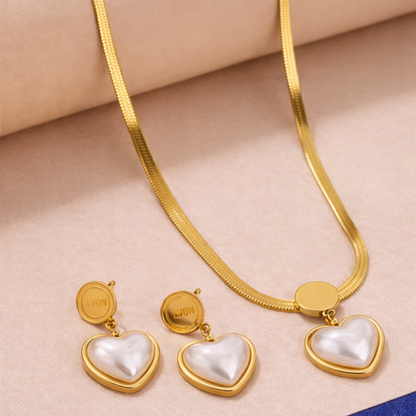 Golden Whisper Heart Set
