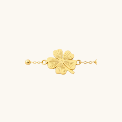 Golden Clover Radiance Bracelet