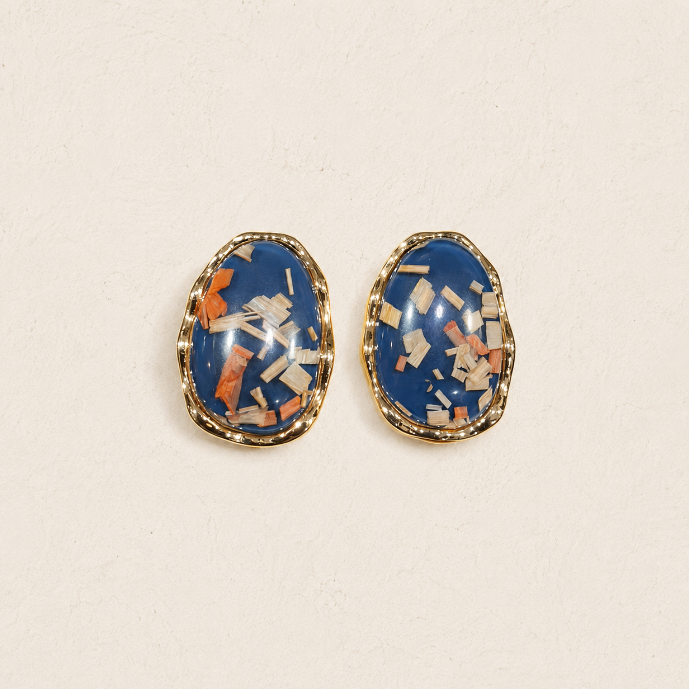 Blue Terrain Earrings