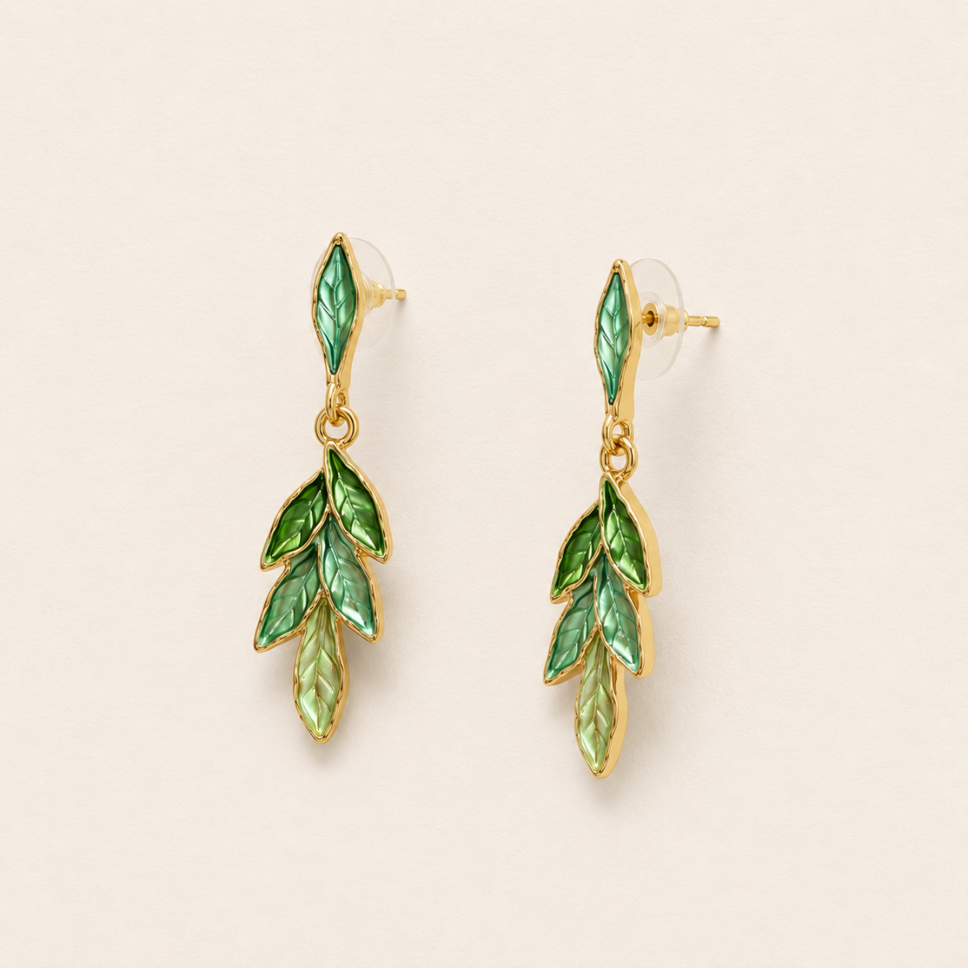 Verdure Leaf Drop Earrings