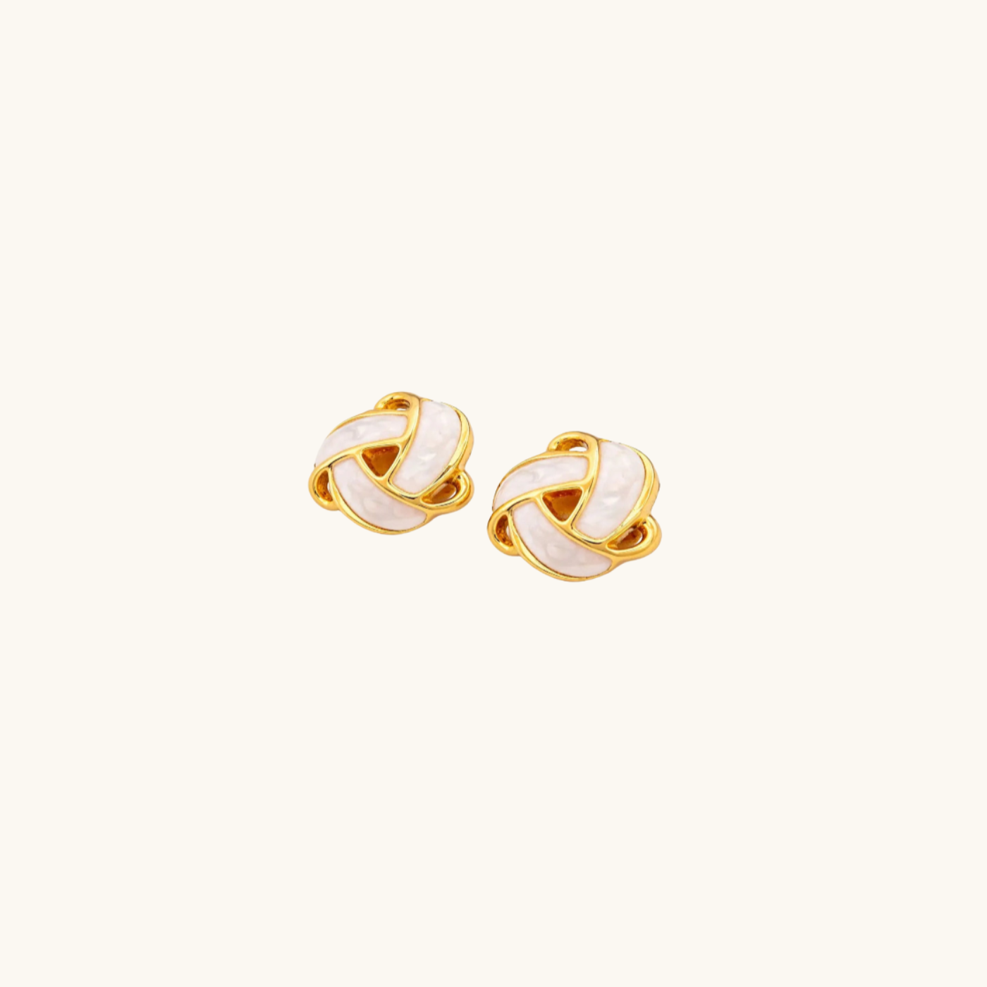 Elegant Knot Design Studs
