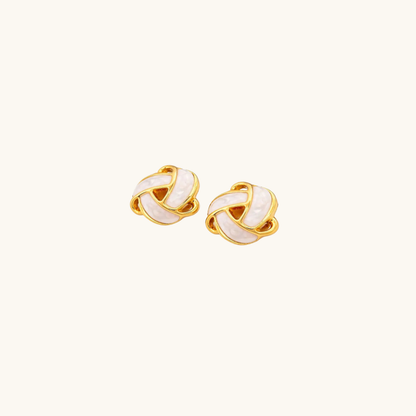Elegant Knot Design Studs
