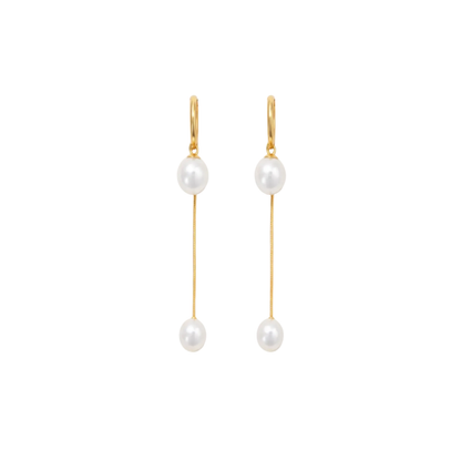 Elegant Pearl Drop Earrings