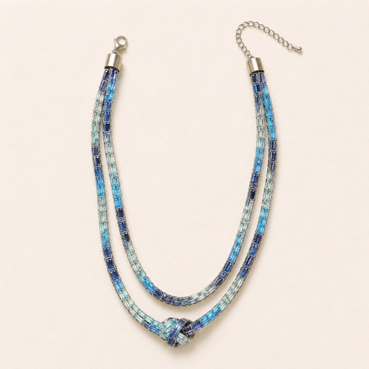 Azure Duet Necklace