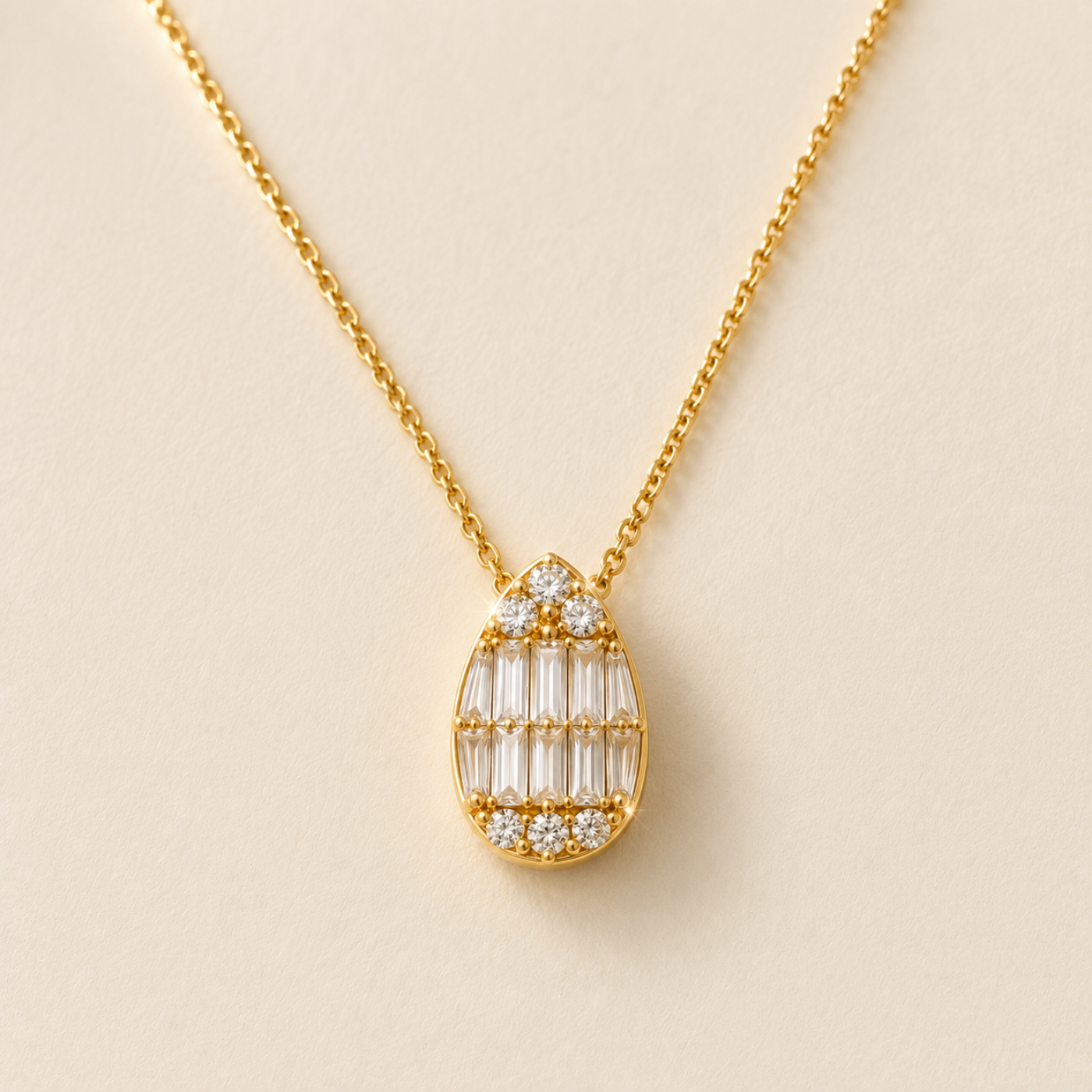 Diamond Teardrop Set