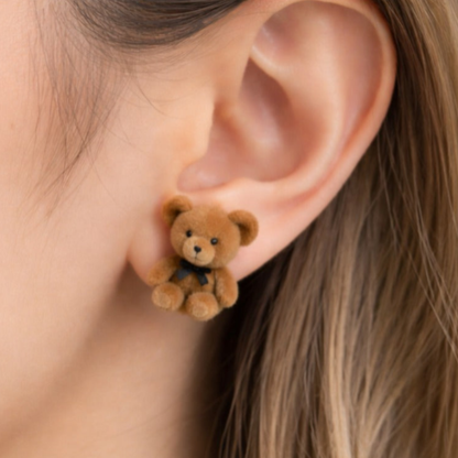 Brown Bear Bliss Earrings