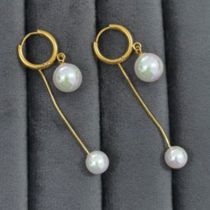 Elegant Pearl Drop Earrings