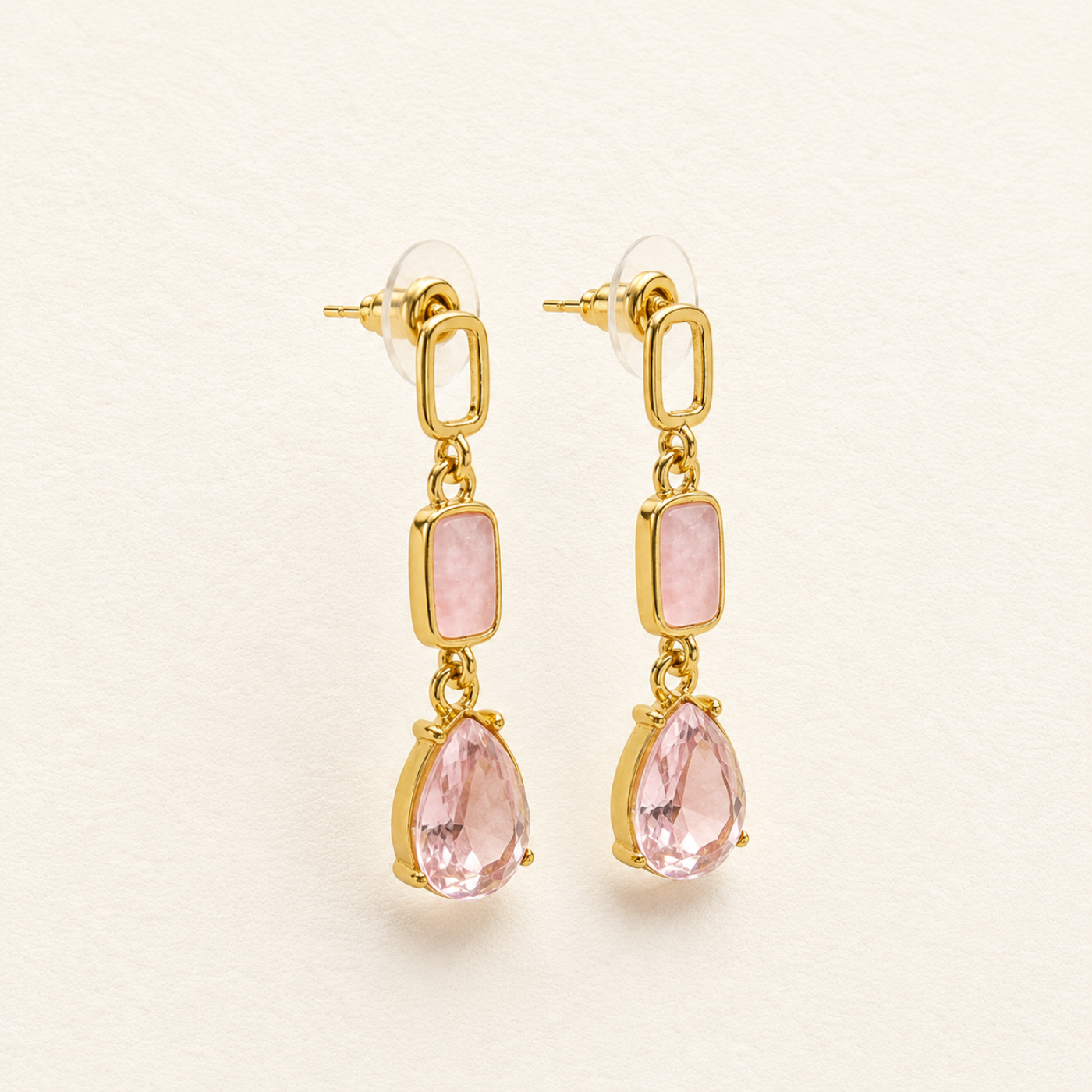 Rose Fall Drop Earrings