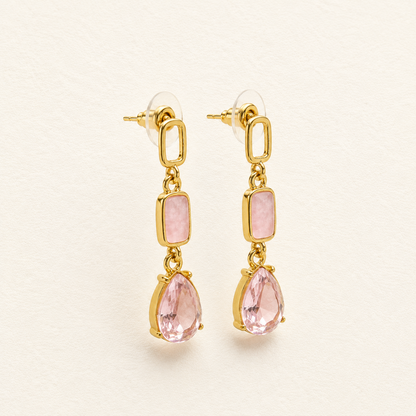 Rose Fall Drop Earrings